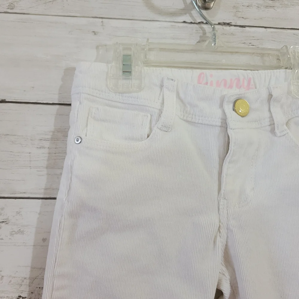 Little Girls Gymboree‎ Cords Corduroy Jeans in White Size 5